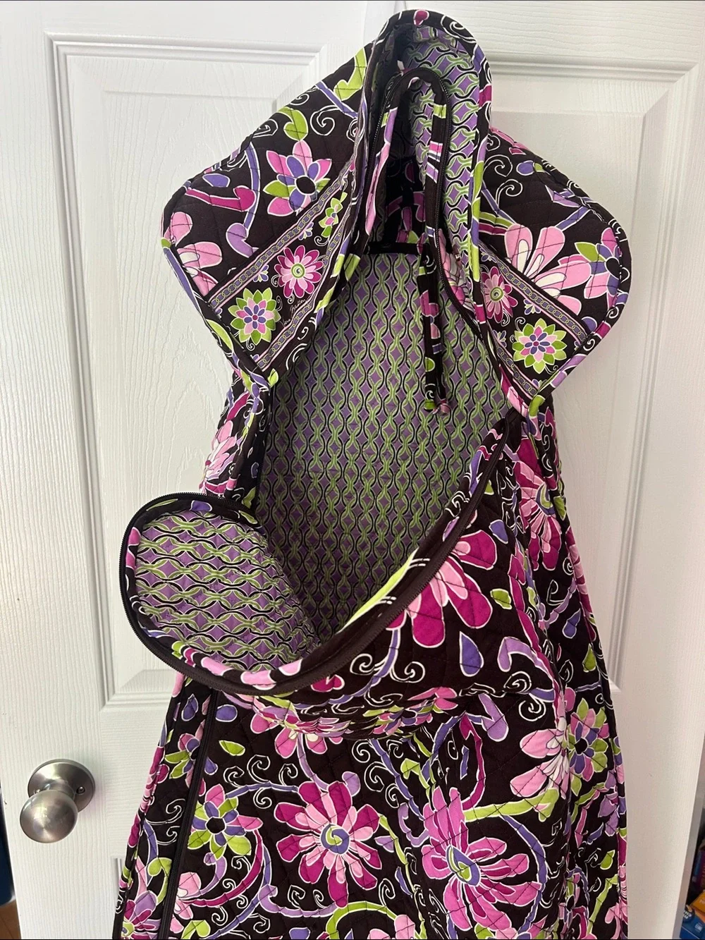 Vera Bradley Quilted Floral Garment Bag